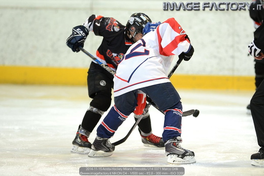2014-11-15 Aosta-Hockey Milano Rossoblu U14 0371 Marco Grilli